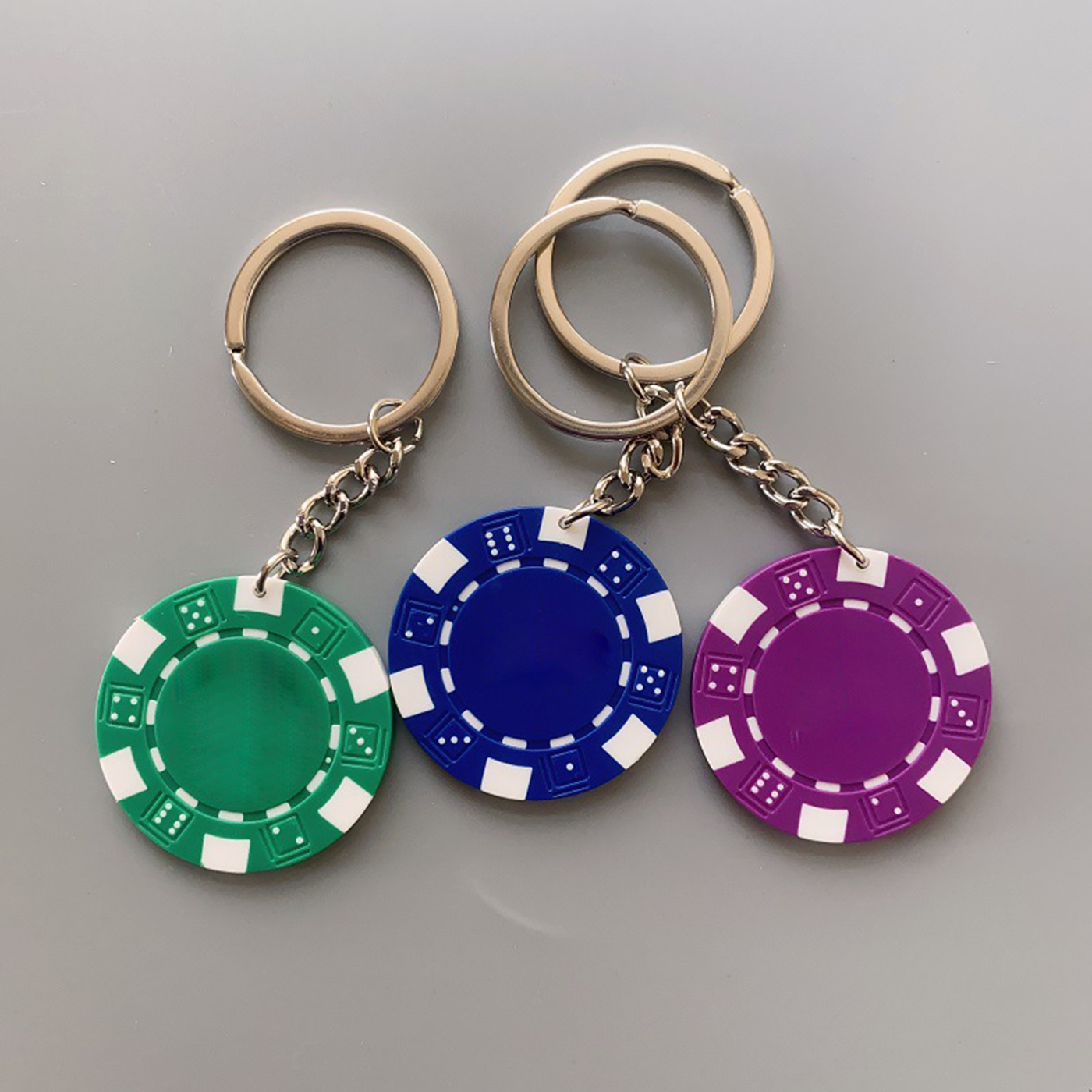 Poker Chip Keychain2