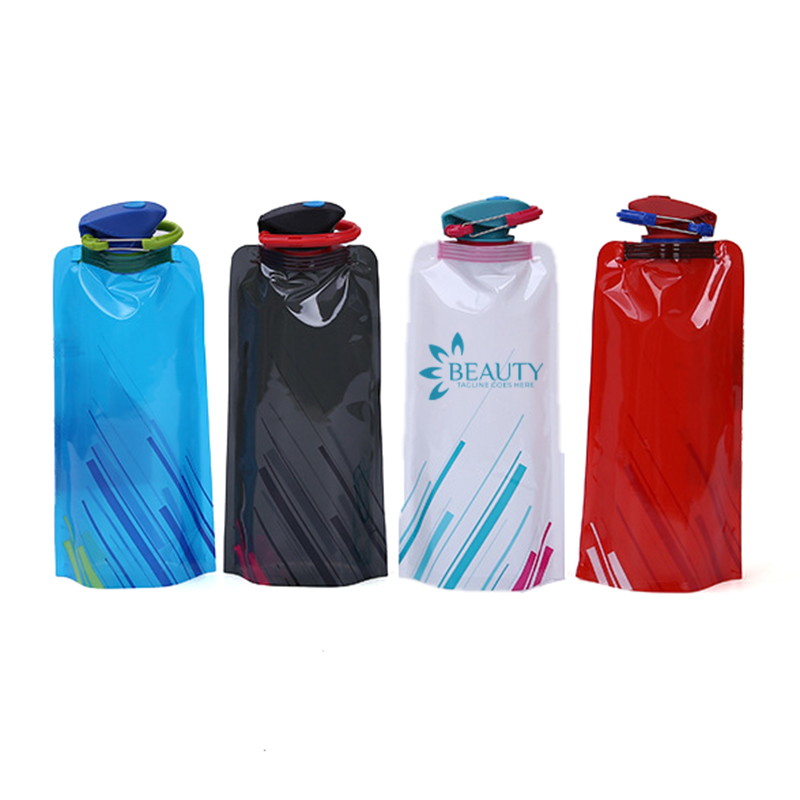 PE Foldable Sports Water Bottle