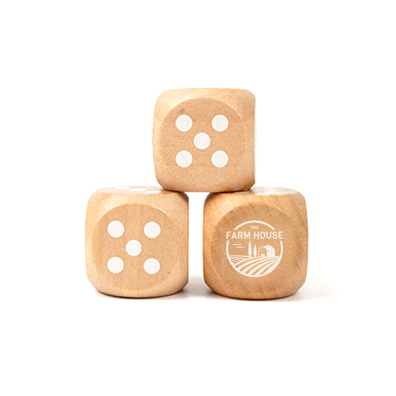 Custom Blank Wooden Dice