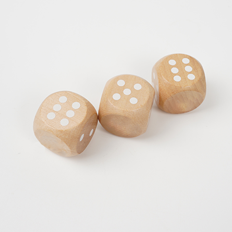 Custom Blank Wooden Dice3