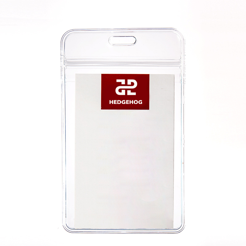 Clear Plastic Card Holder With Lanyard1