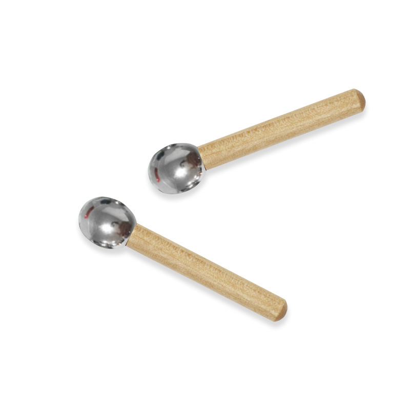 Wood Handle Metal Eye Roller Massage Stick2