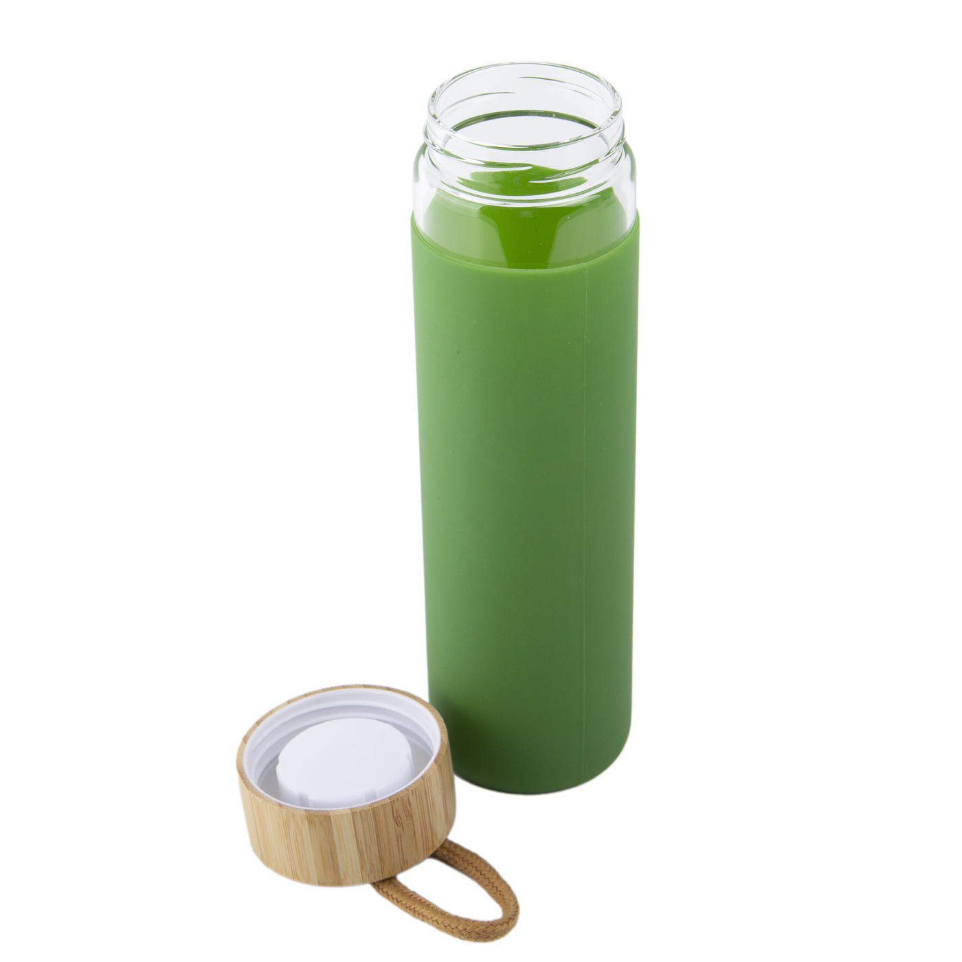 20 oz. Glass Water Bottle With Silicone Sleeve2