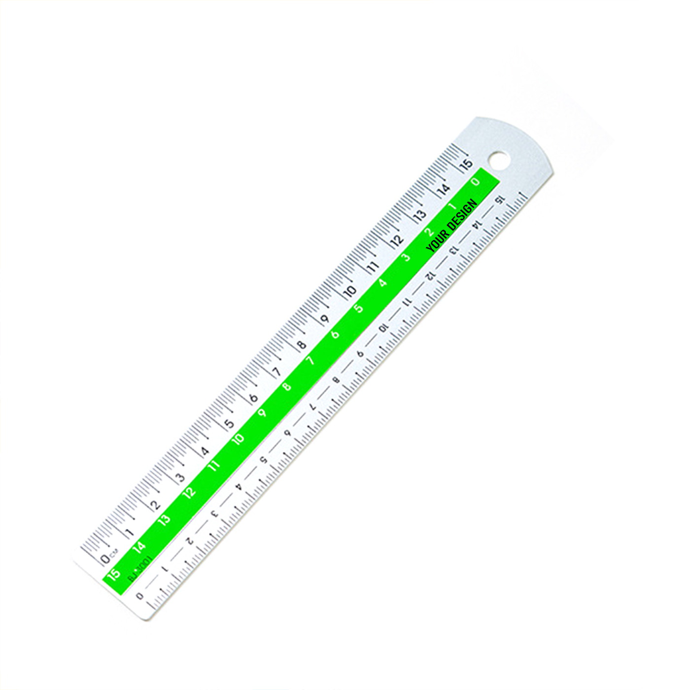 6 Inch Color Cente Aluminum Alloy Ruler1