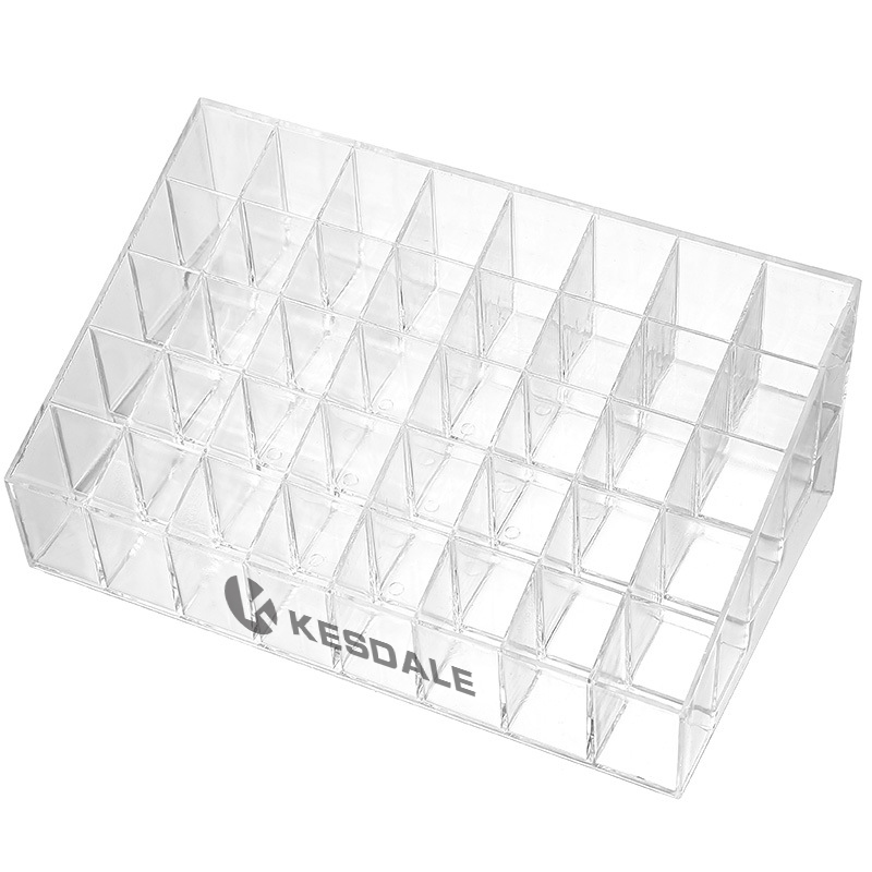 Clear Acrylic Cosmetics Display Stand