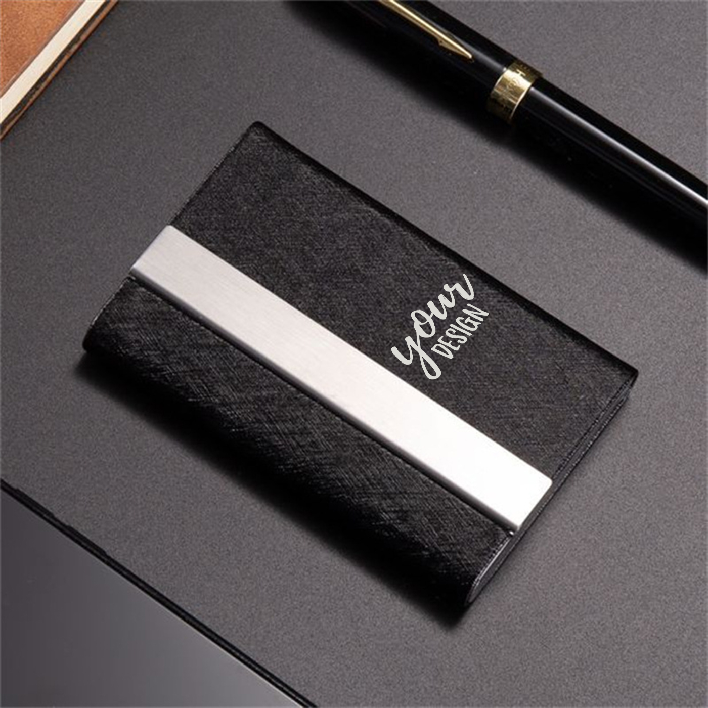 PU Leather Business Card Case1