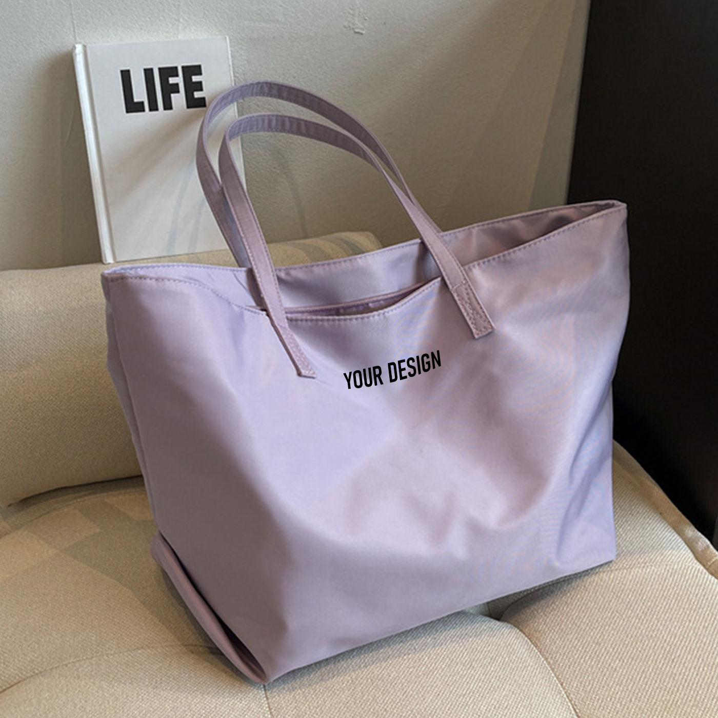 Large Nylon Tote Bag1