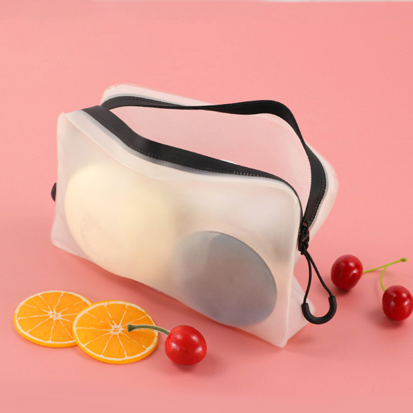 Frosted Transparent TPU Toiletry Bag3