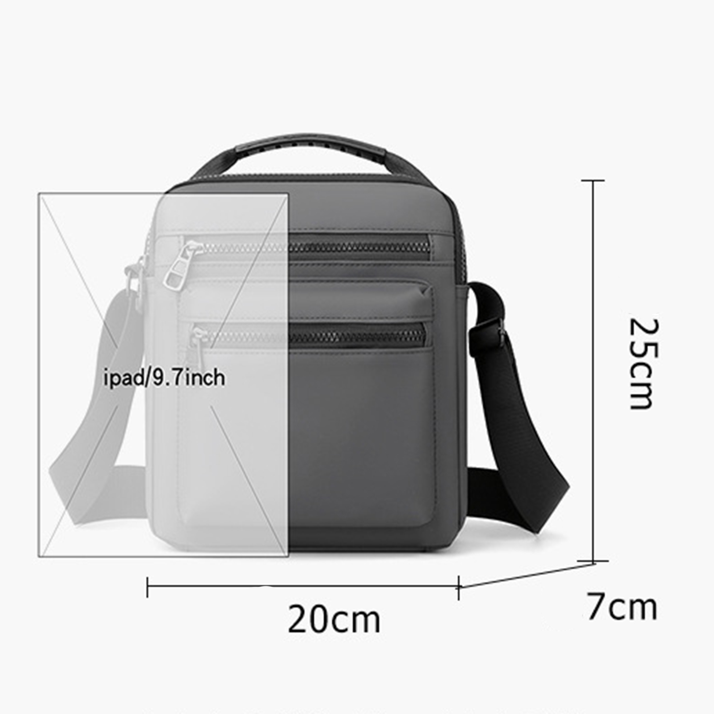 Men‘s Casual Waterproof Crossbody Bag2