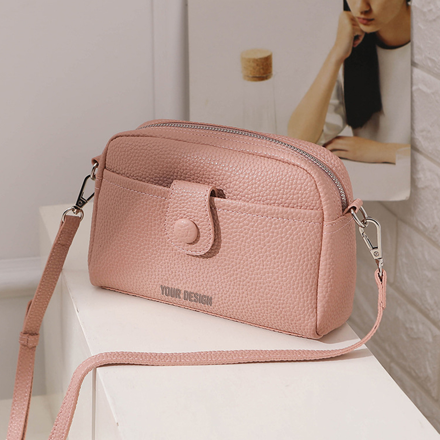 PU Leather Fashion Small Crossbody Bag1