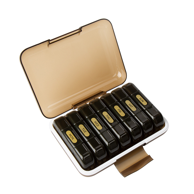 Portable Pill Box With 7 compartments3