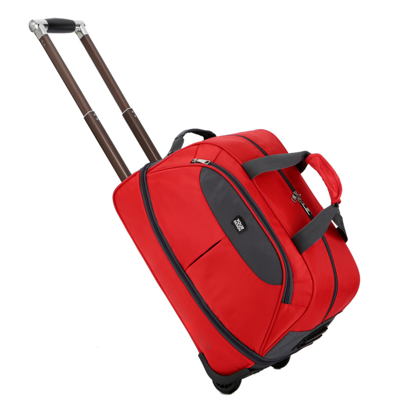 Large Capacity Oxford Trolley Suitcase1