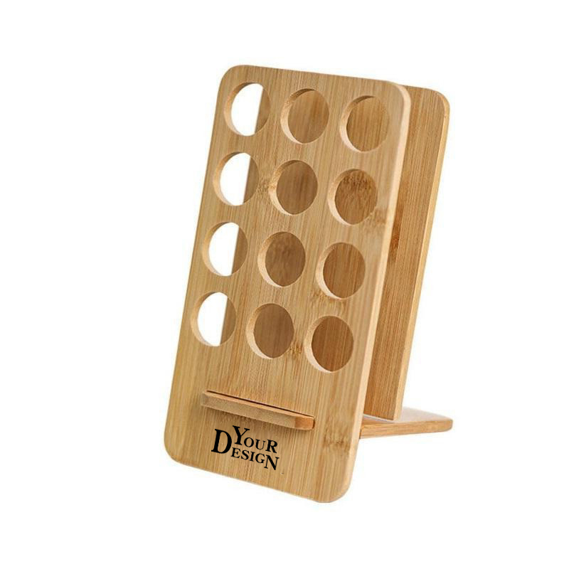 Bamboo Essential Oil Bottle Dispaly Rack2