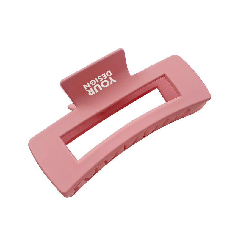 Plastic Square Hair Claw Clip1