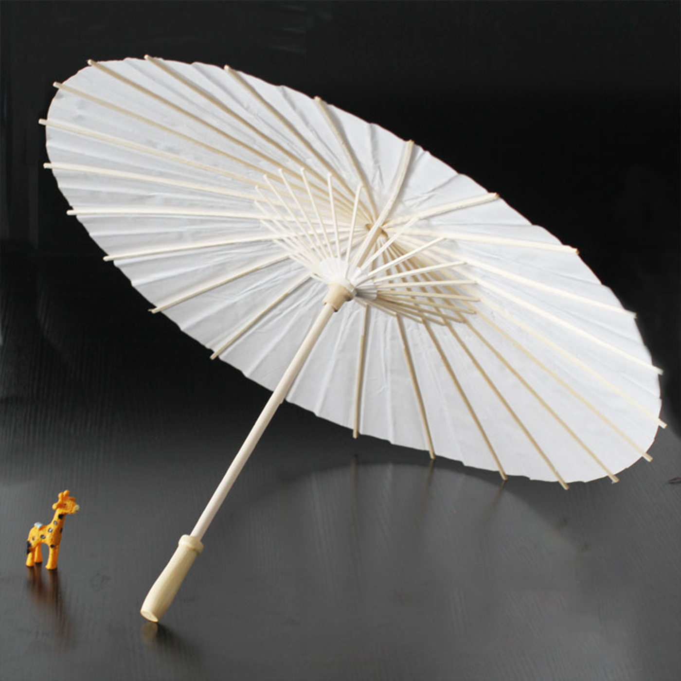 Children DIY Blank Paper Umbrella1