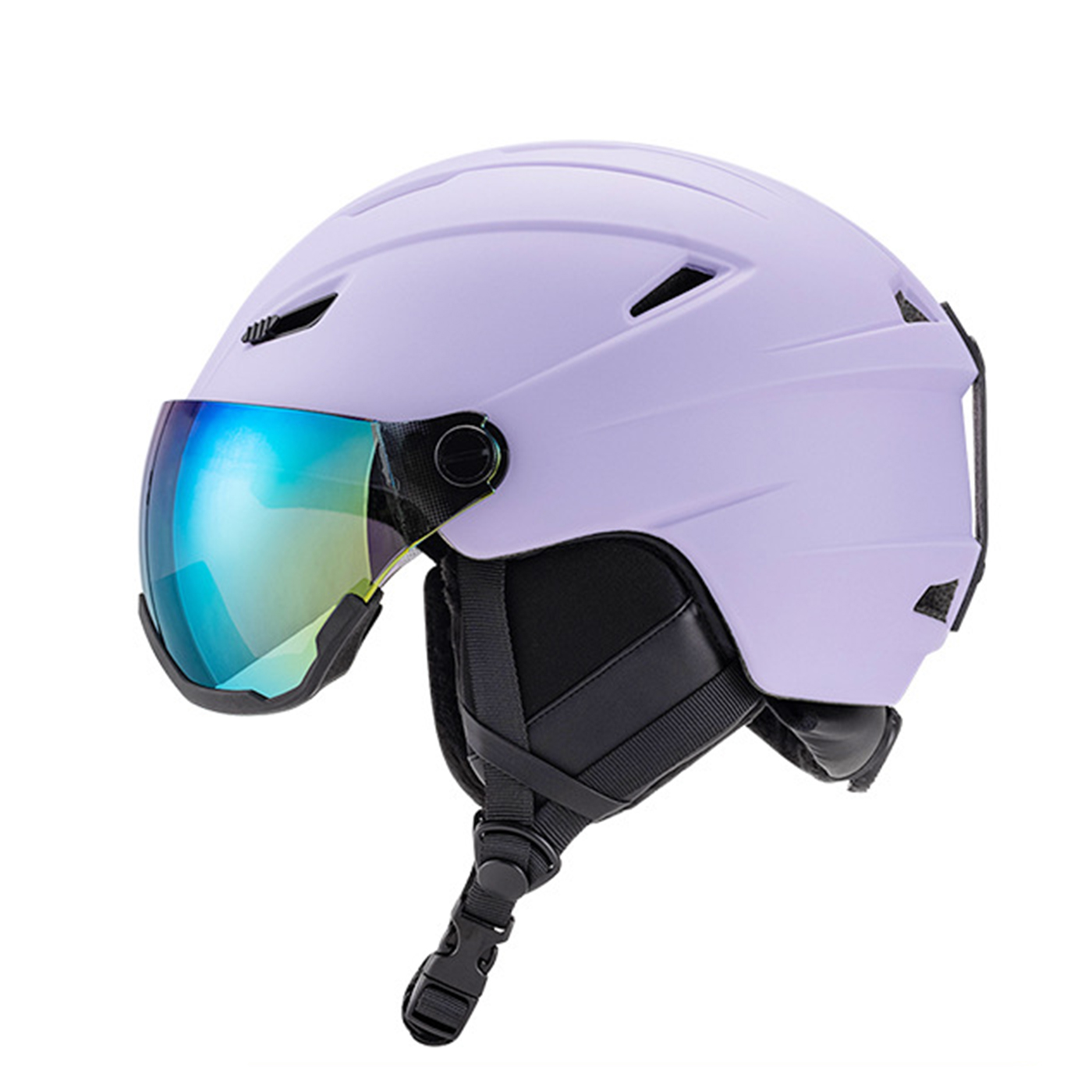 Ski Helmet With Lens2