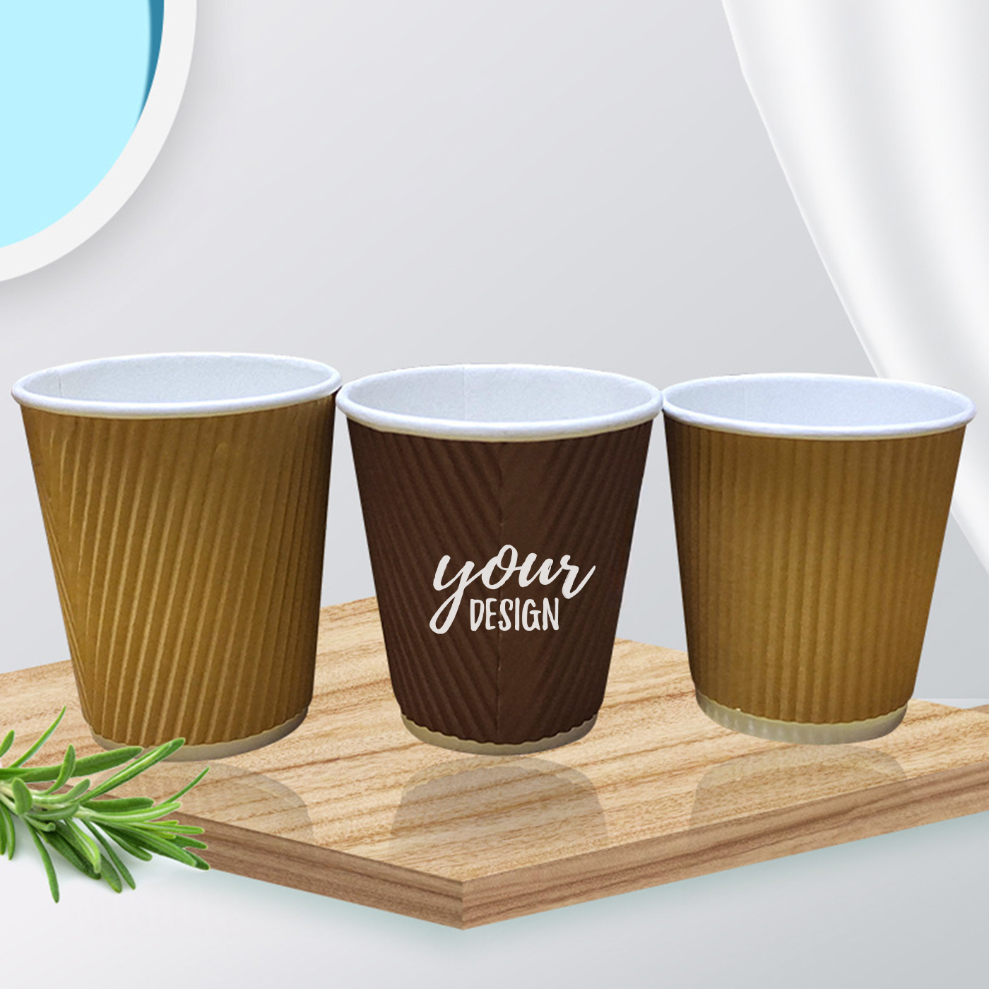 Disposable Corrugated Paper Coffee Cup1