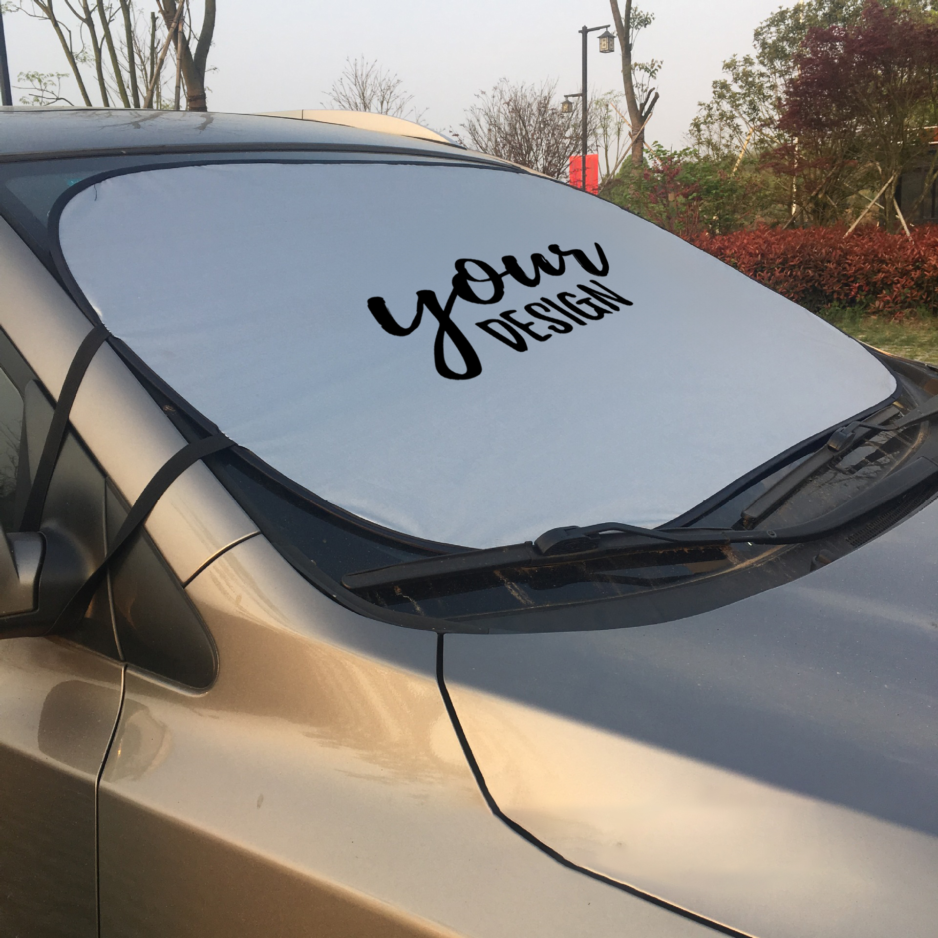 Custom Car Windshield Sun Shade1