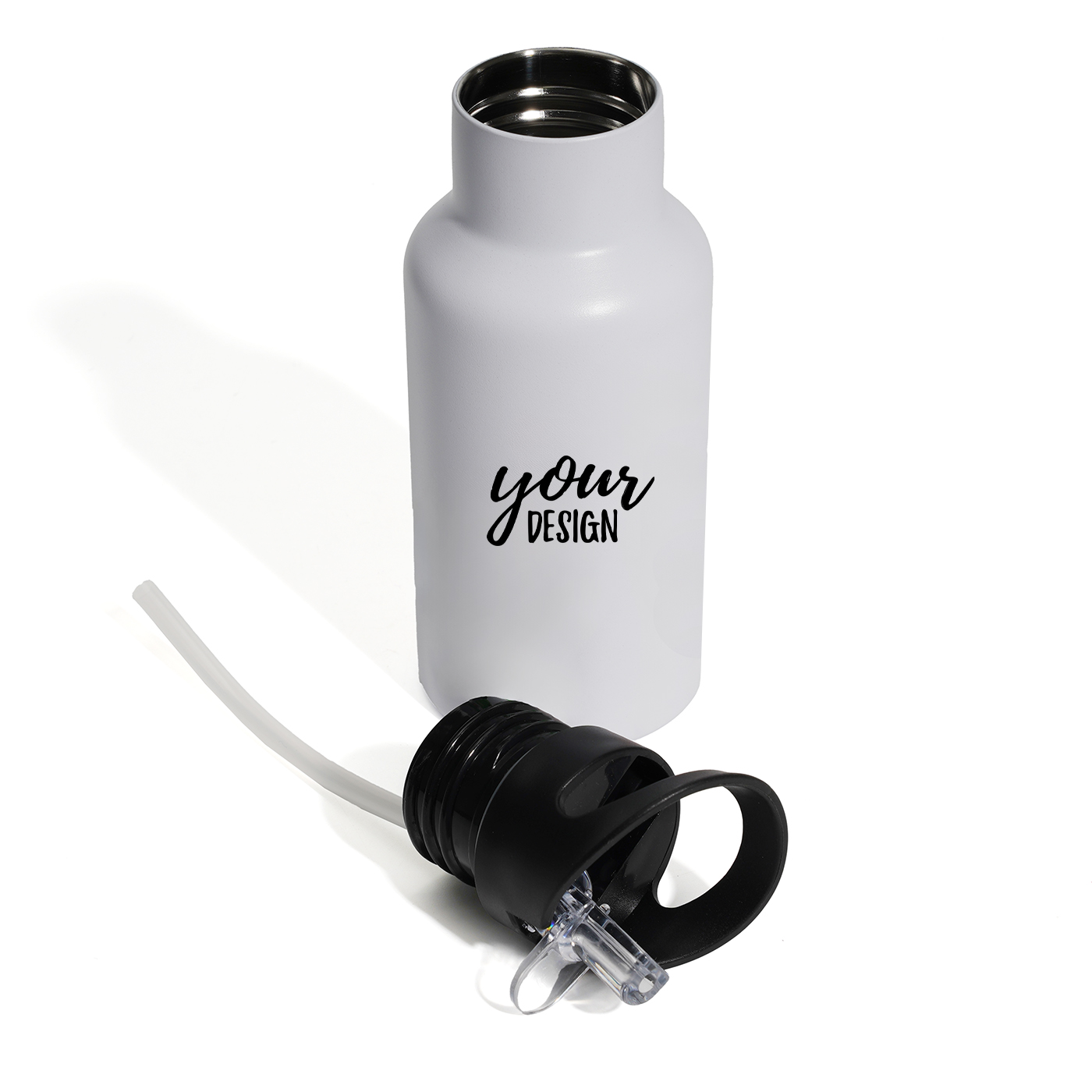 12 oz. Insulated Water Bottle With Carry Loop1