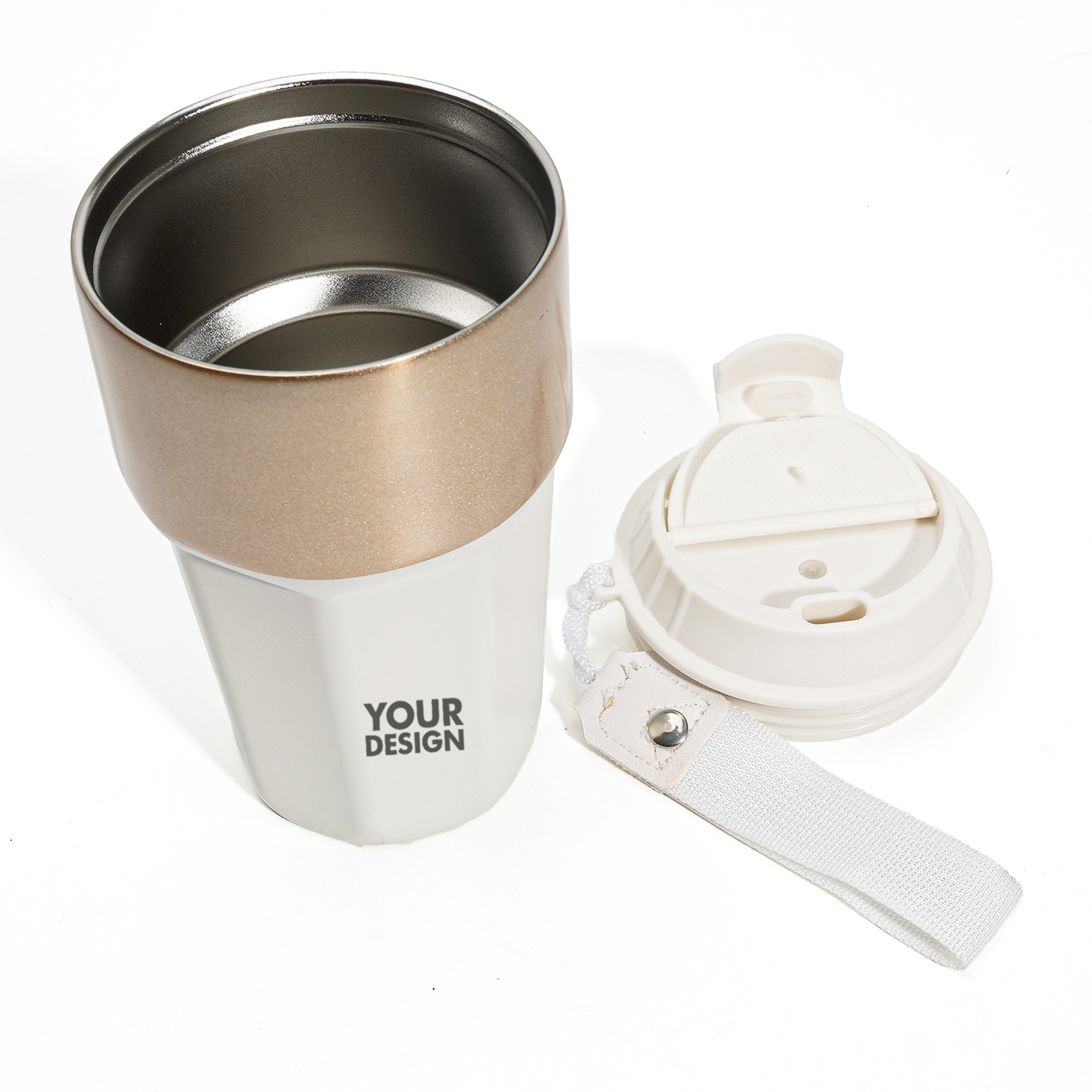 16 oz. Coffee Cup With Strap1