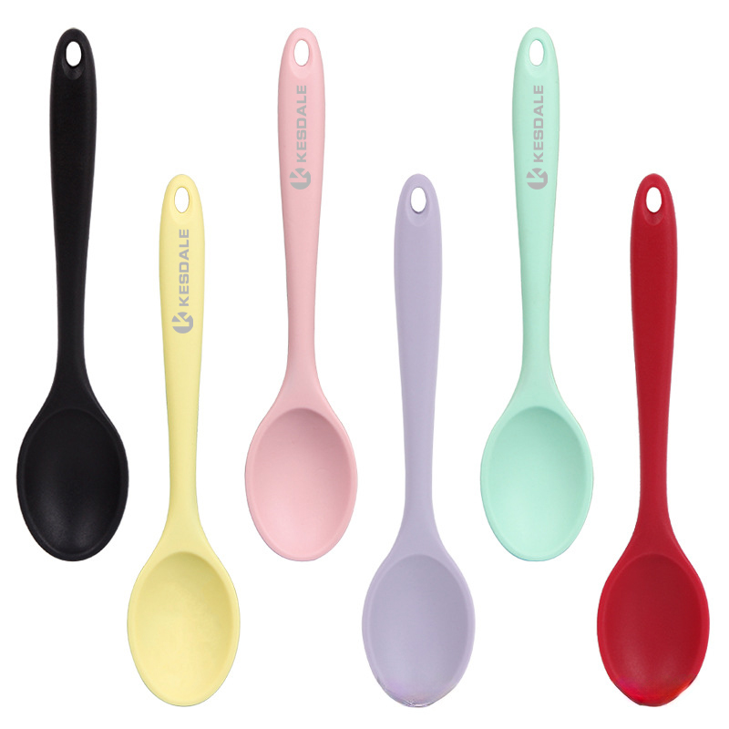 Portable Multicolored Silicone Spoon