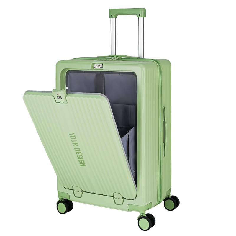 Multifunction Front Opening Luggage With Spinner1