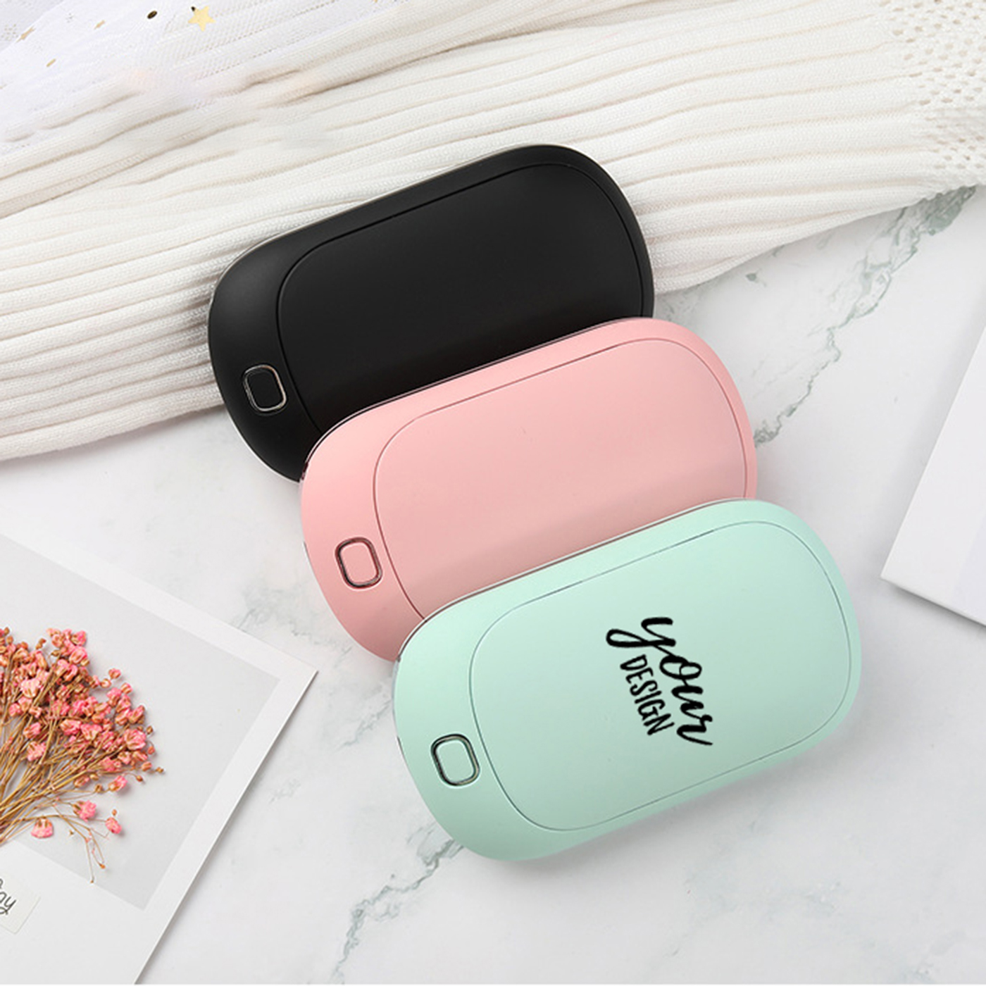 Rechargeable Electric Hand Warmer And Power Bank3