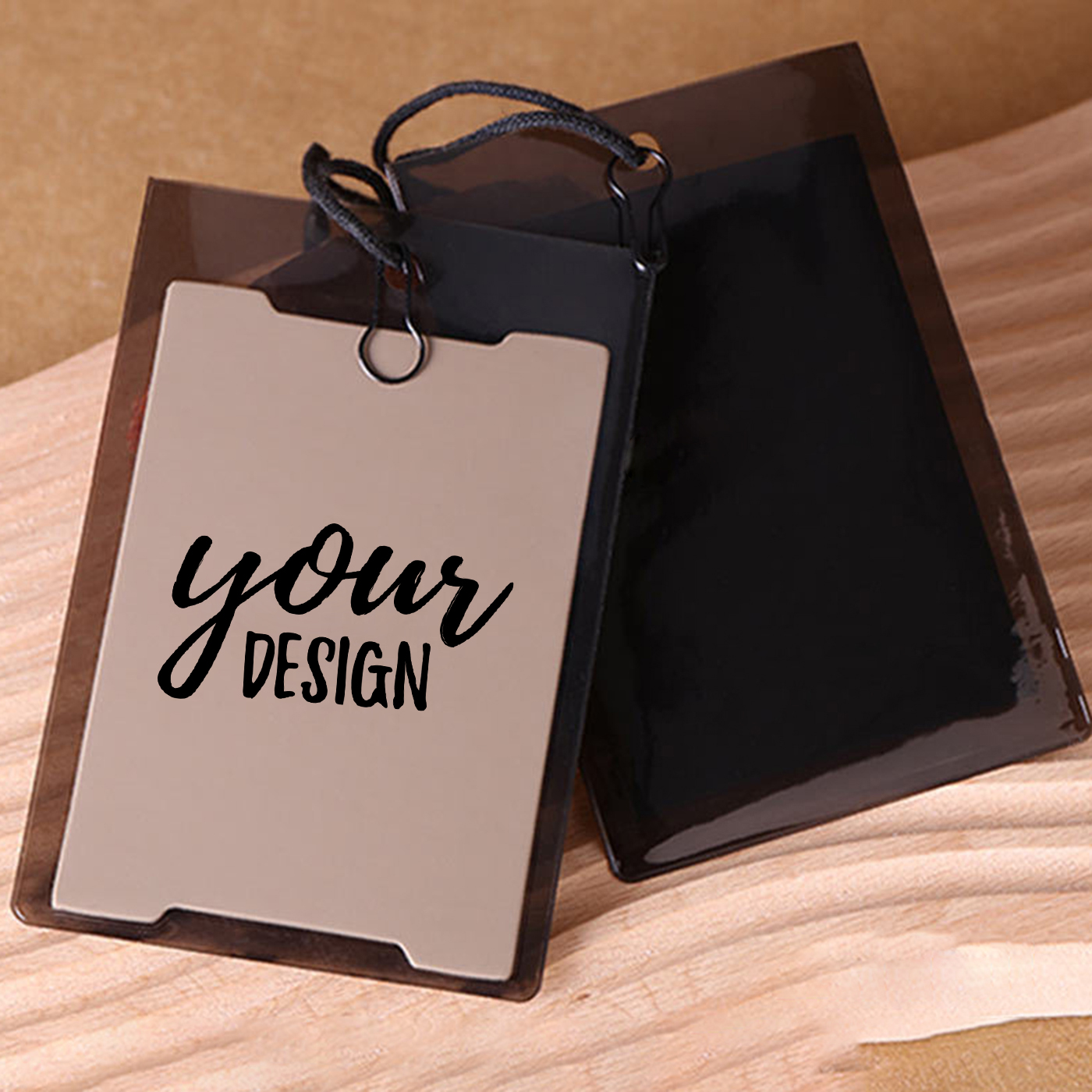 Custom PVC Paper Hang Tag2