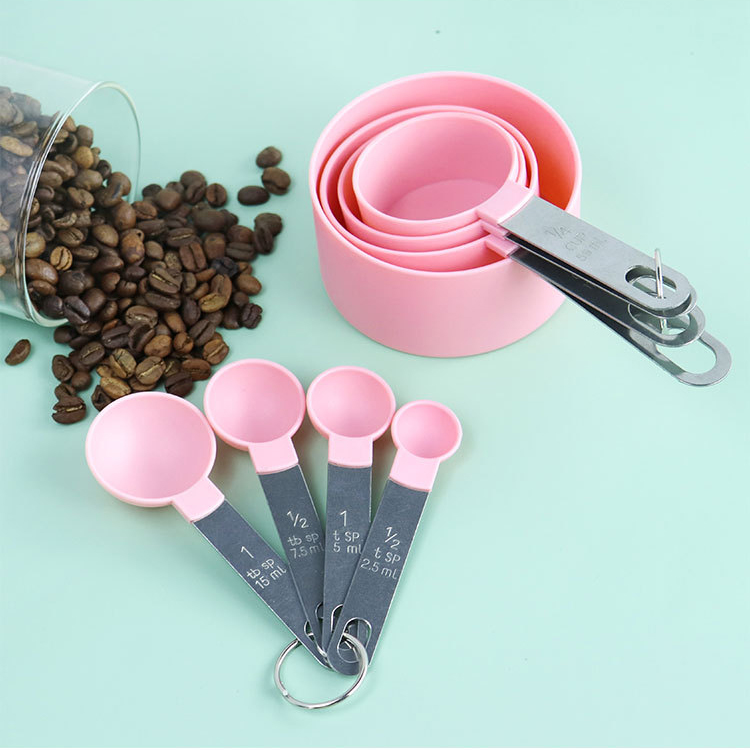 8 Pcs Stainless Steel Measuring Spoon Set