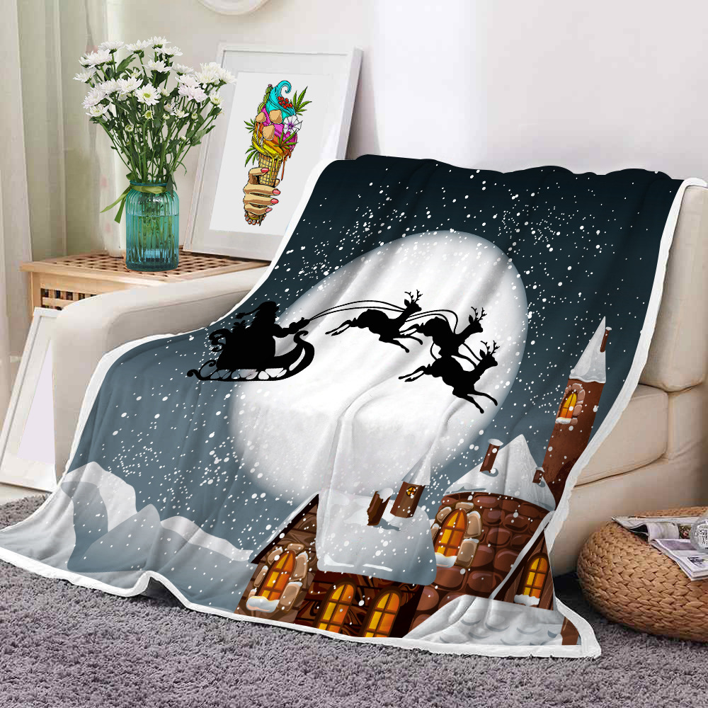 Digital Print Polyester Fleece Blanket2