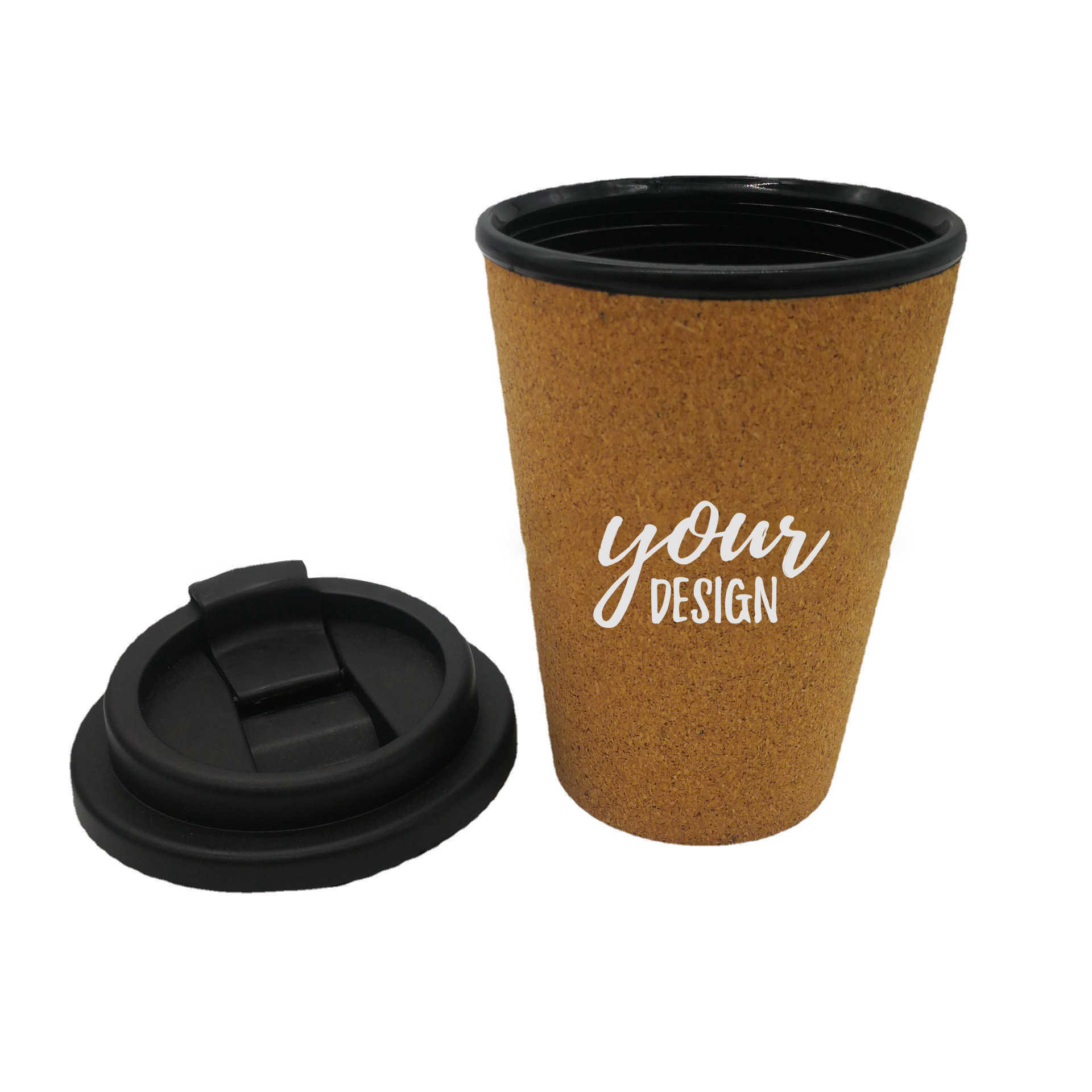 16 oz. Reusable Cork Cover Coffee Cup1