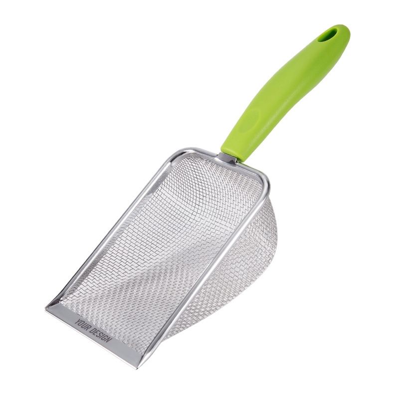 Stainless Steel Cat Litter Scoop1