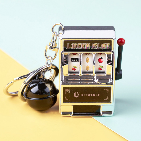 Mini Slot Machine With Keyring