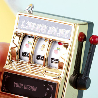 Mini Slot Machine With Keyring1