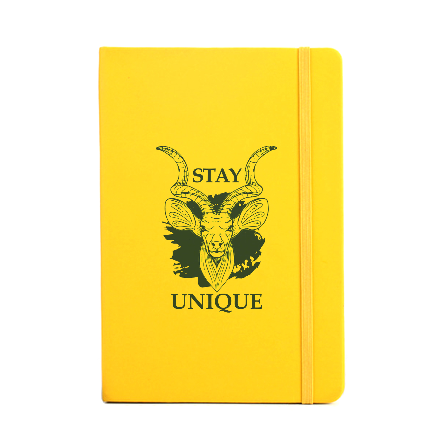 PU Hardcover Notebook With Strap