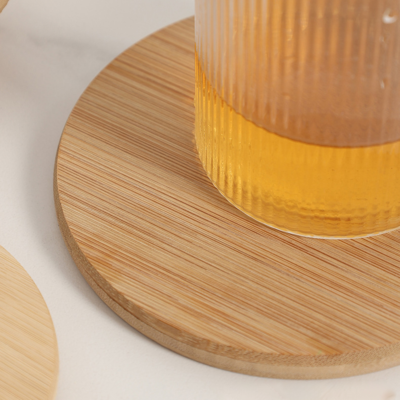 4 Inch Wooden Round Coaster2