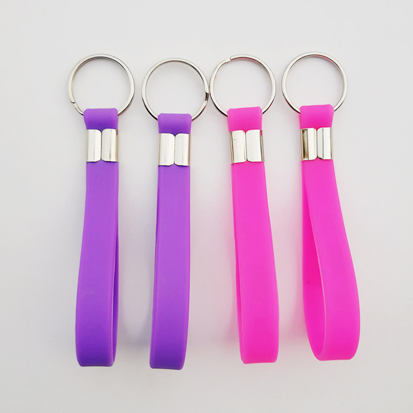 Silicone Keychain Wristband2