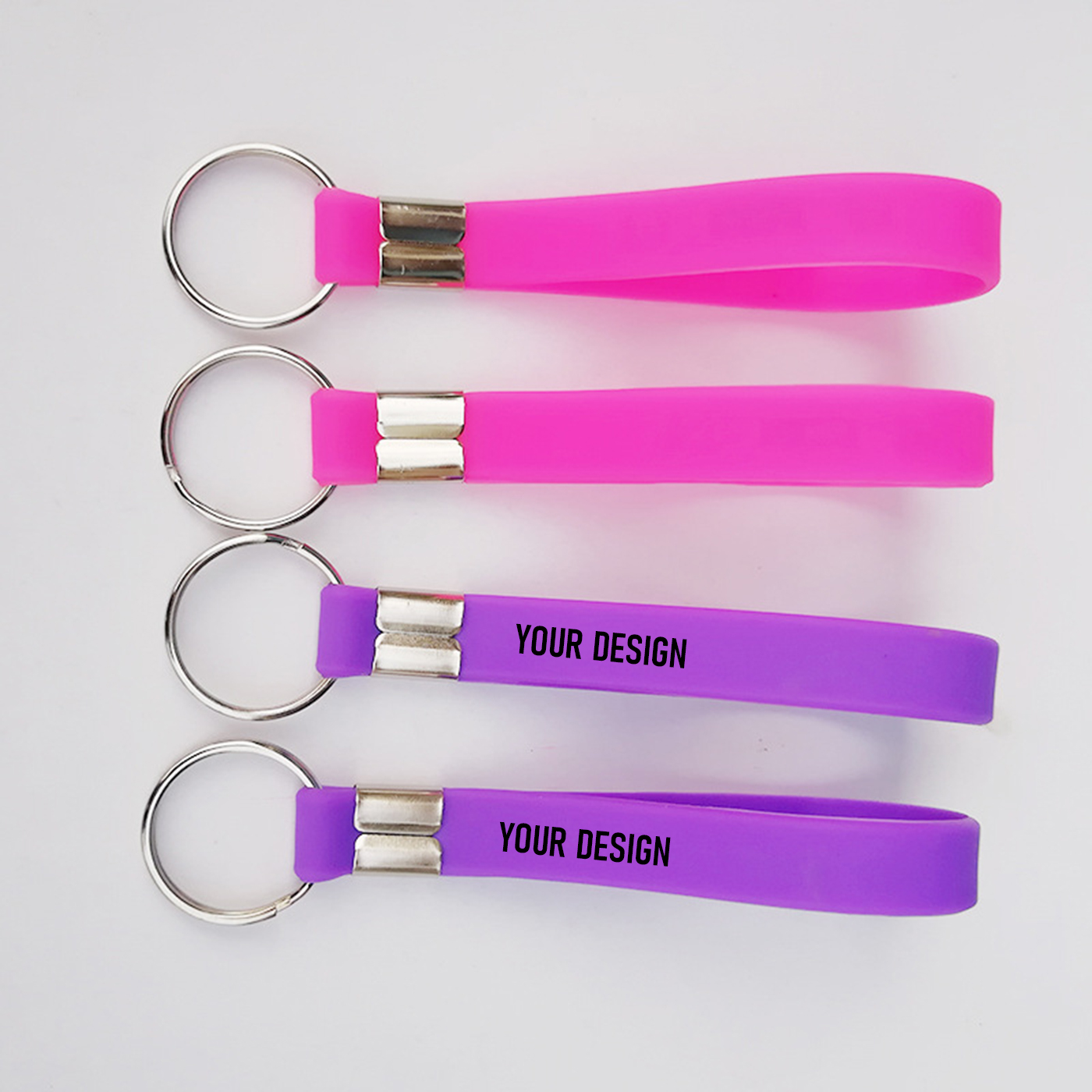 Silicone Keychain Wristband1