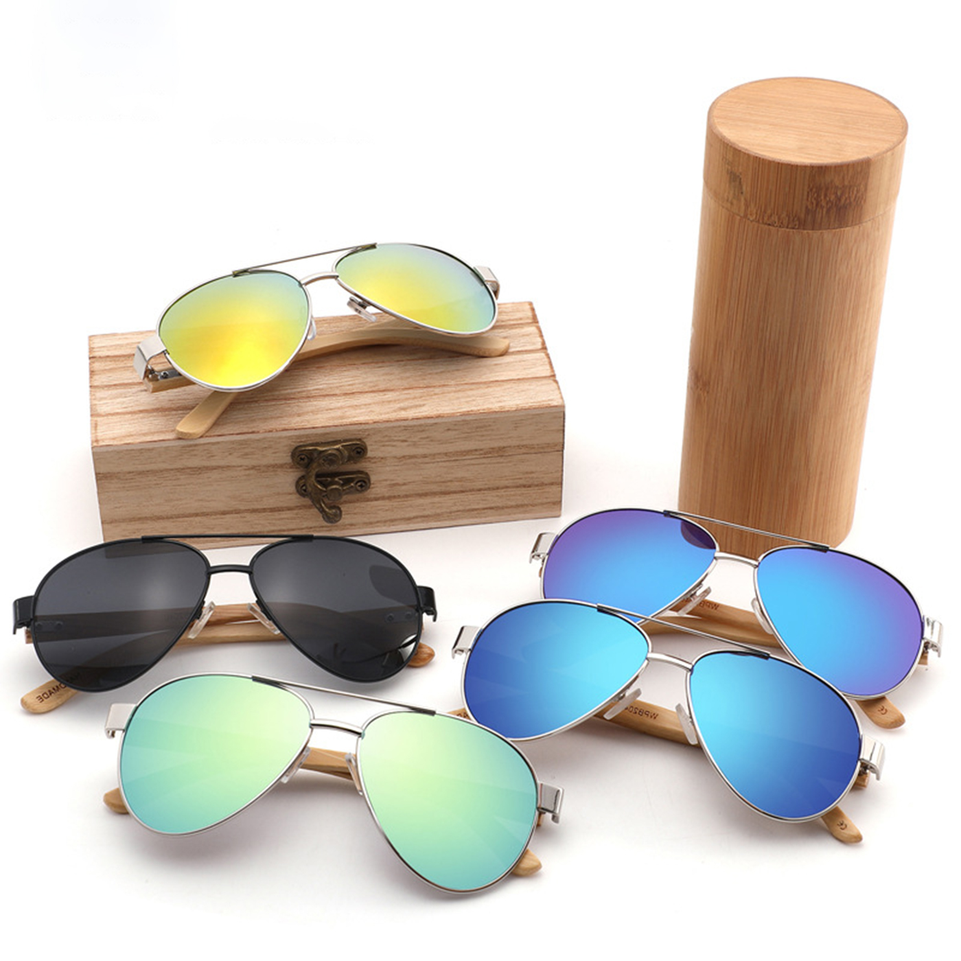 Classic Bamboo Temple Sunglasses3