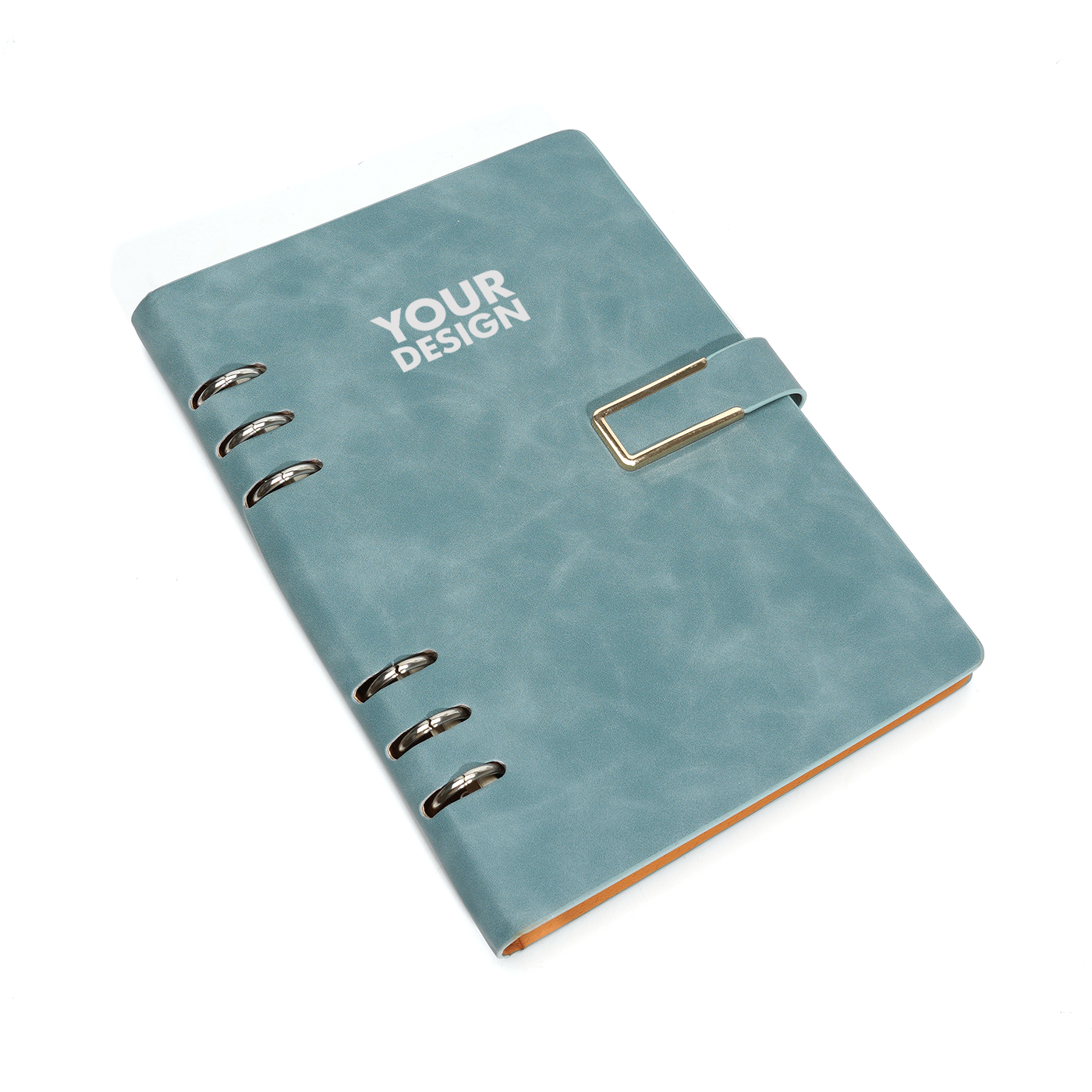 PU Leather Spiral Notebook With Buckle1