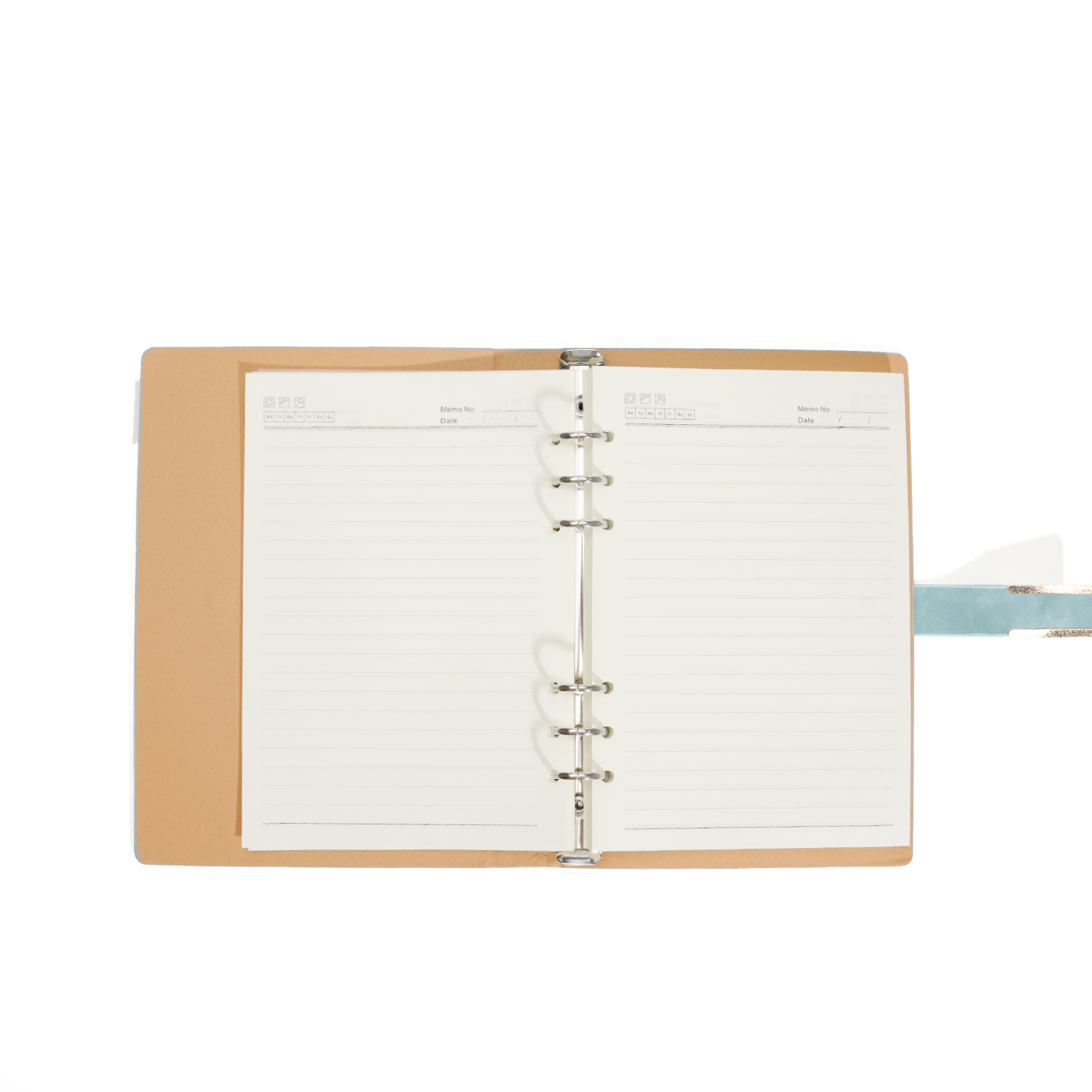 PU Leather Spiral Notebook With Buckle2