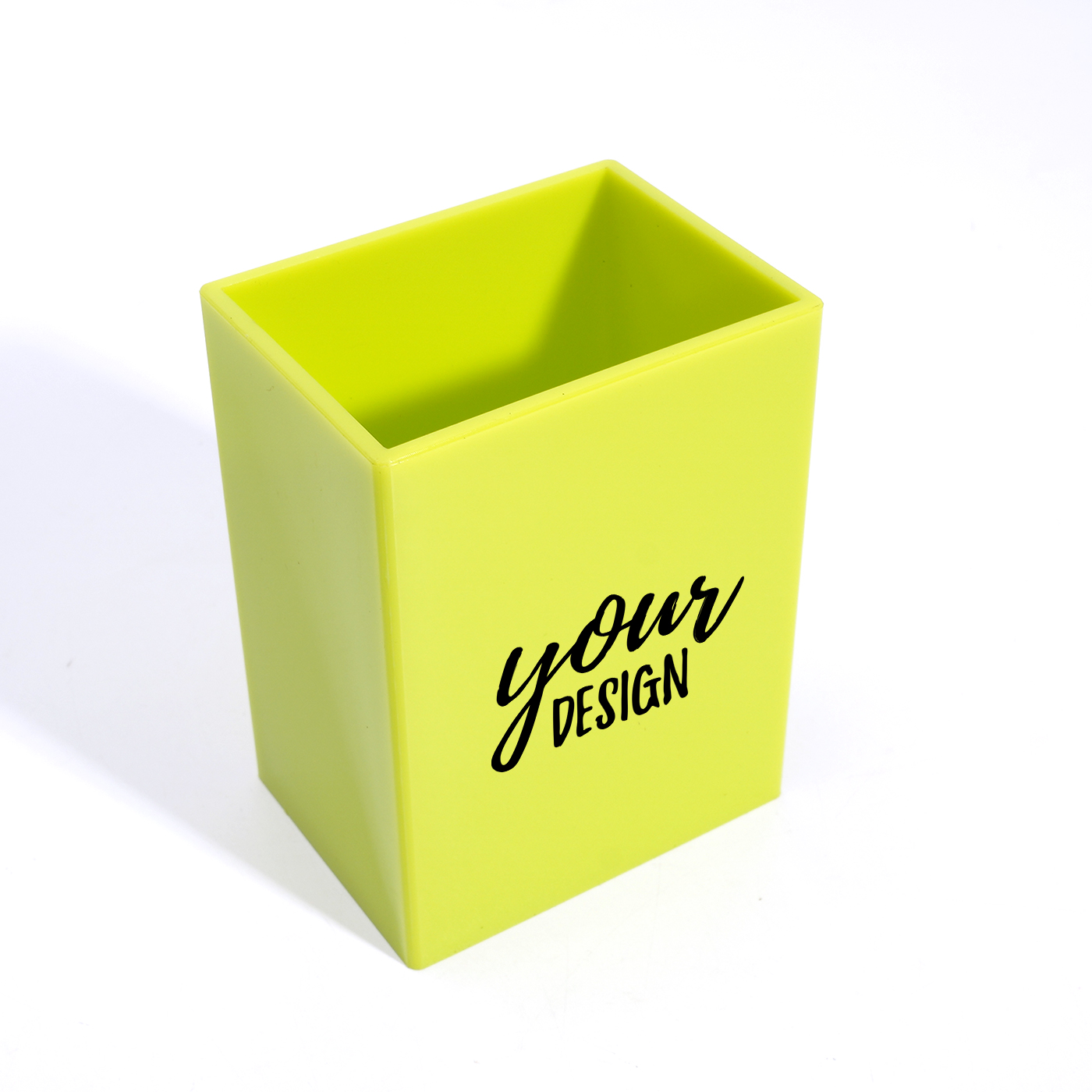 Plastic Square Pen Holder1