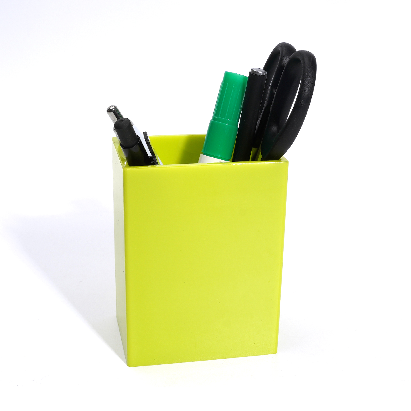 Plastic Square Pen Holder2