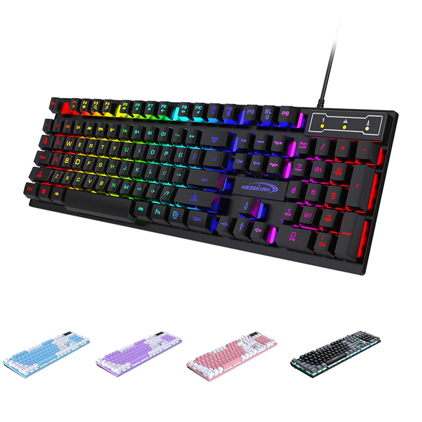 Illuminated Mechanical Touch Game Keyboard