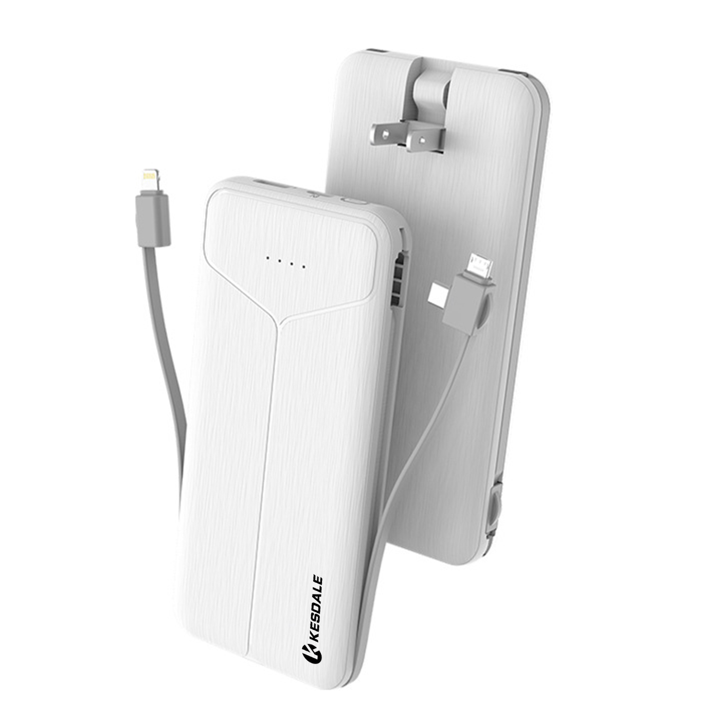 Power Bank With Built-in Plug