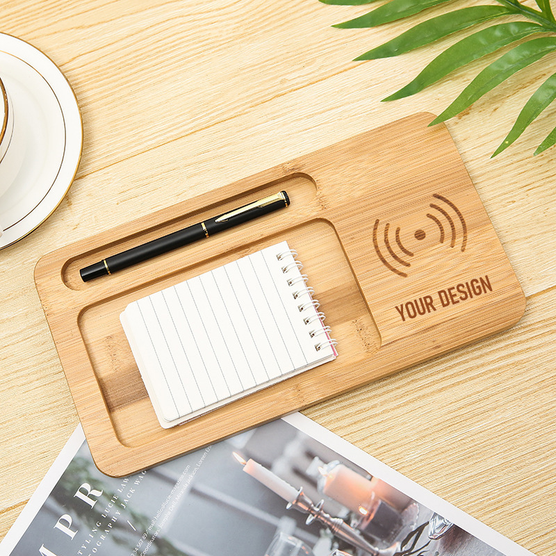 Bamboo Wireless Charging Tray1