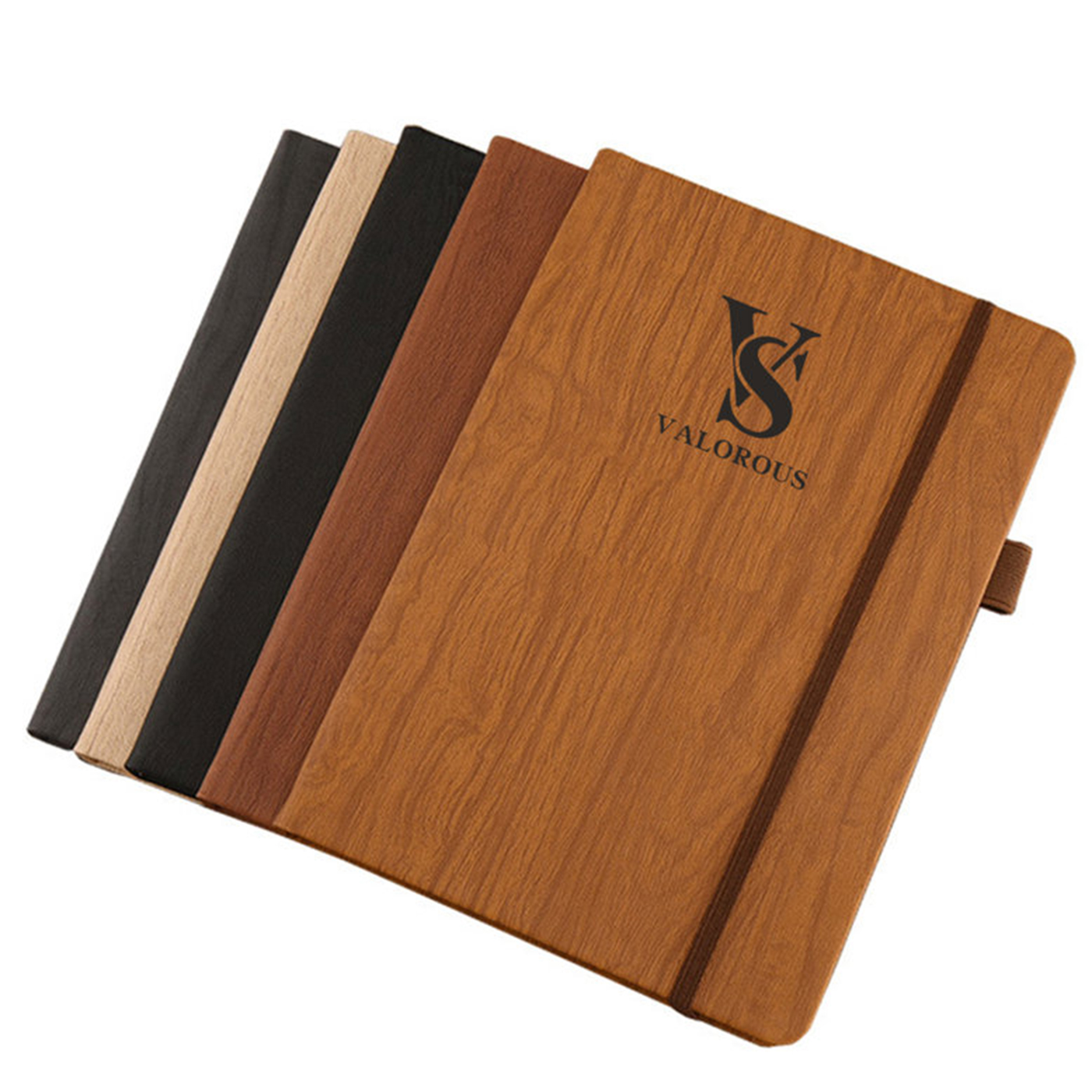 A5 Wood Grain Notebook