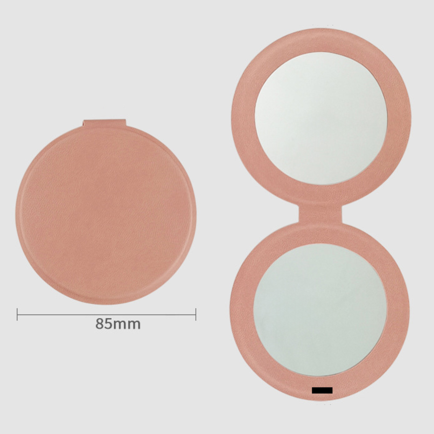 PU Magnetic Mini Makeup Mirror2