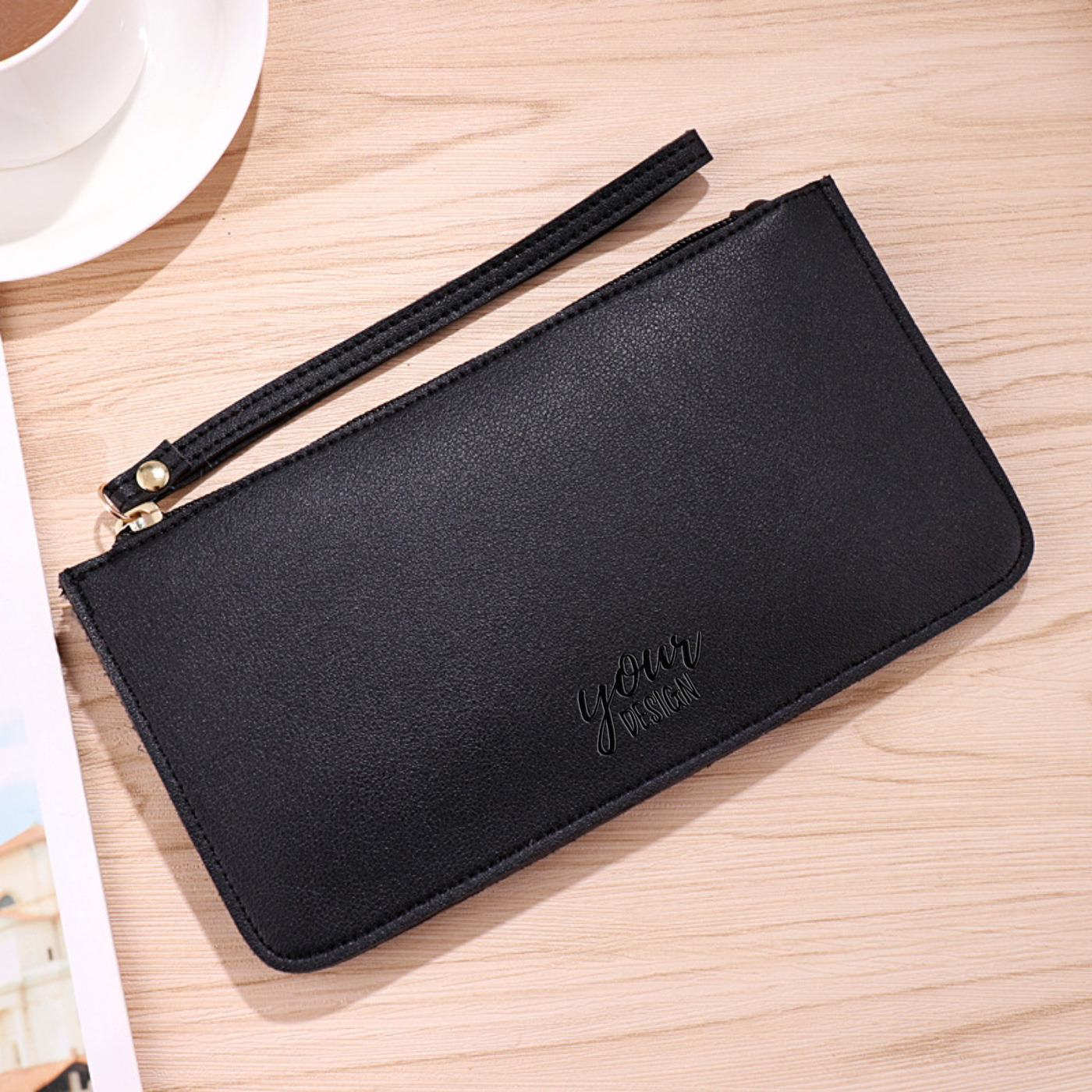 Soft PU Double Layer Long Wallet1