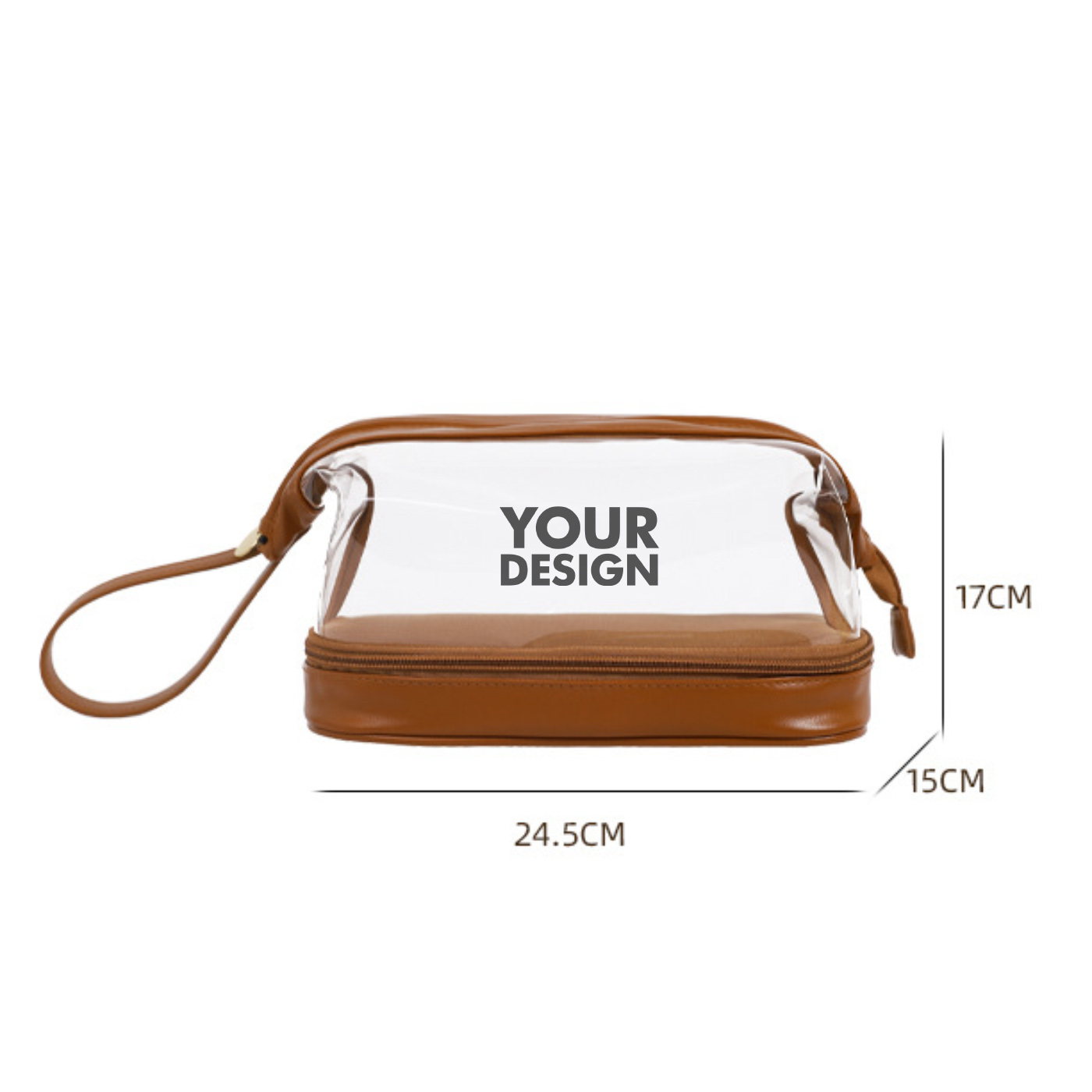 Double-layer Cosmetic Transparent Toiletry Bag1